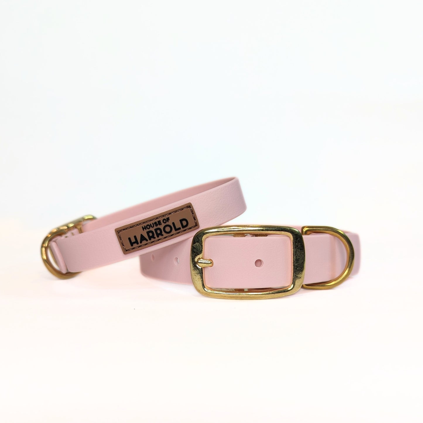BayBond Collar Waterproof - Pink in gallery position 1, high quality material, brass hardware, anti-pull tech, House of Harrold design