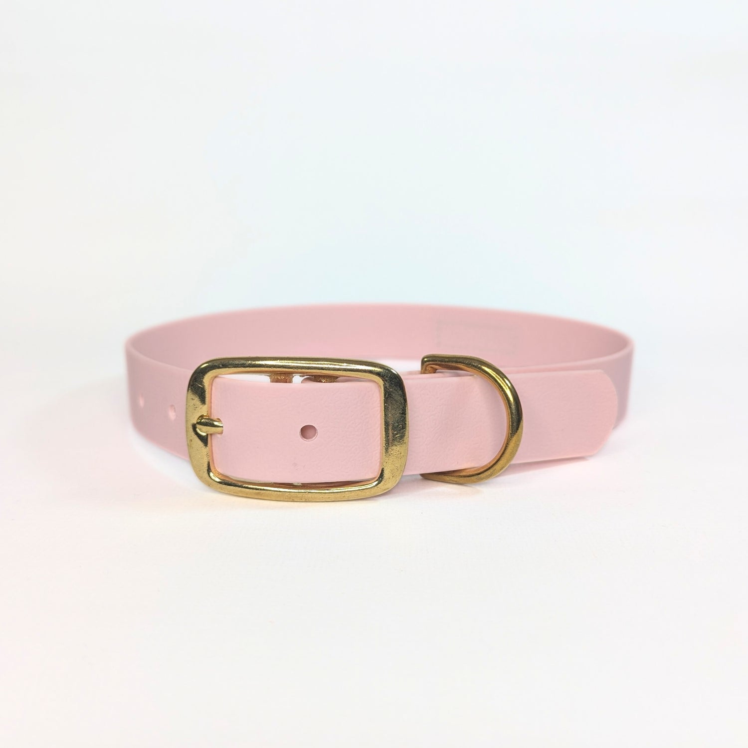 BayBond Collar Waterproof - Pink in gallery 1, vegan PVC, brass fittings, anti-pull tech, House of Harrold quality